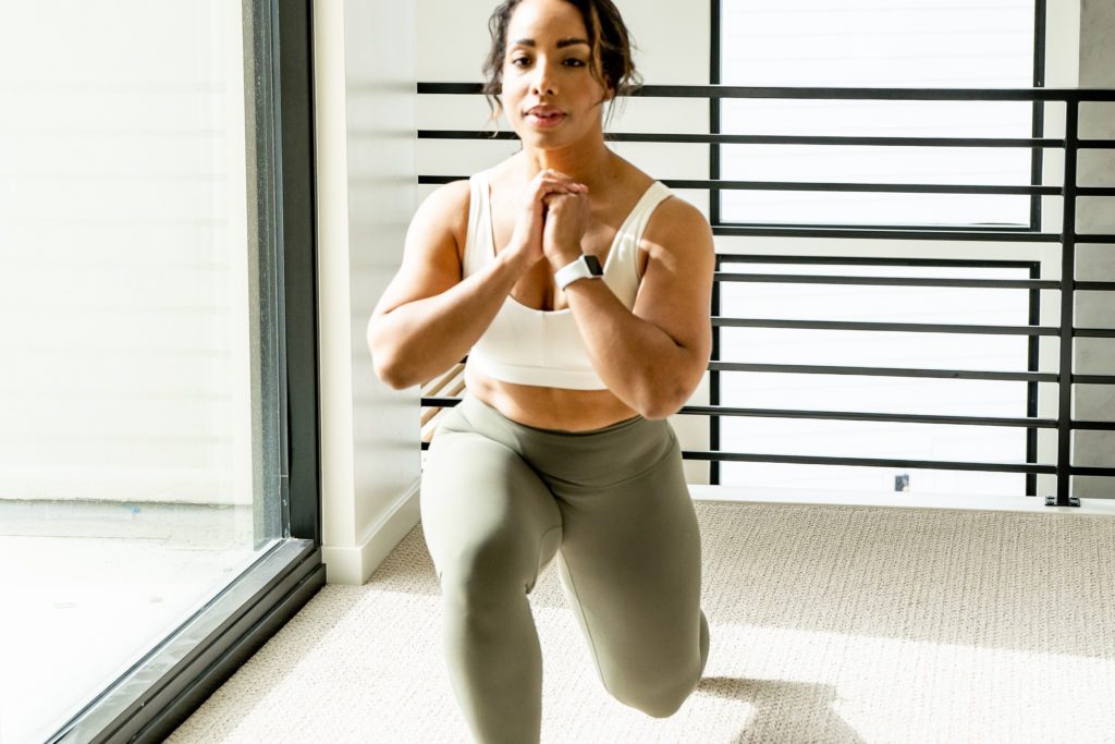 Girl Lunging
